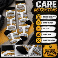 Protect Human Costs Graphic Sublimation Socks