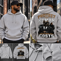 Protect Your Human At All Costs Fleece Hoodie