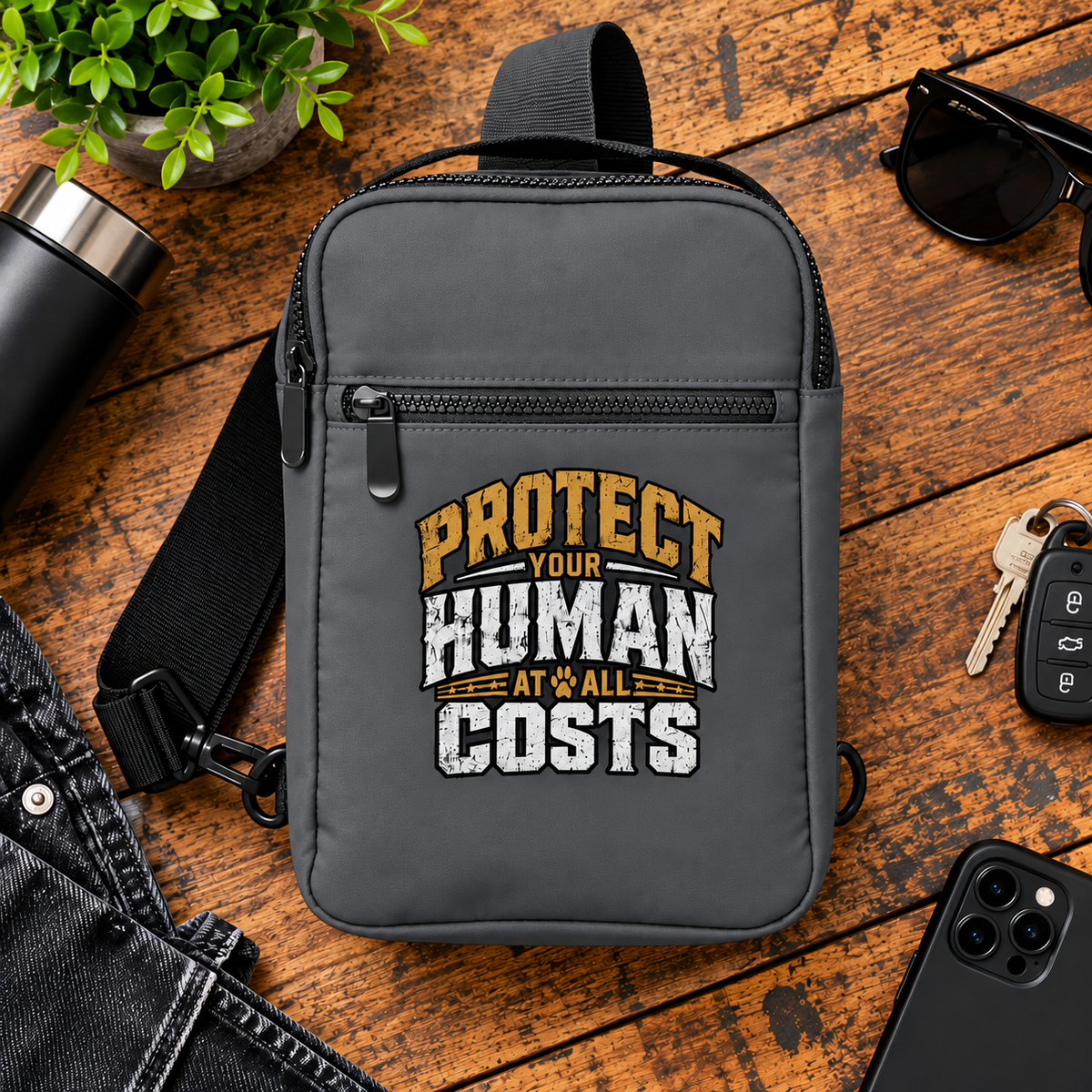 Protect Your Human At All Costs Backpack