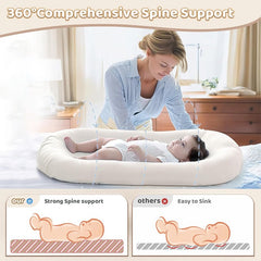 Pearl Cotton Baby Crib