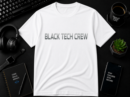 Black Tech Crew BTC  Cotton Tee