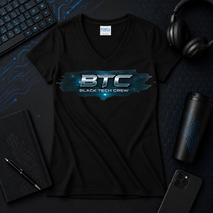 BTC V-neck  Cotton Tee