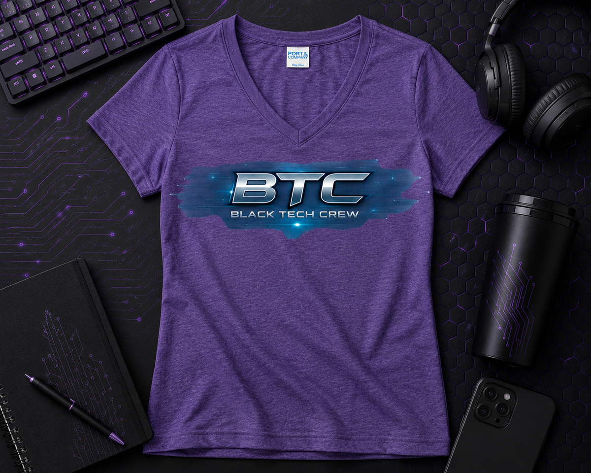 BTC V-neck  Cotton Tee