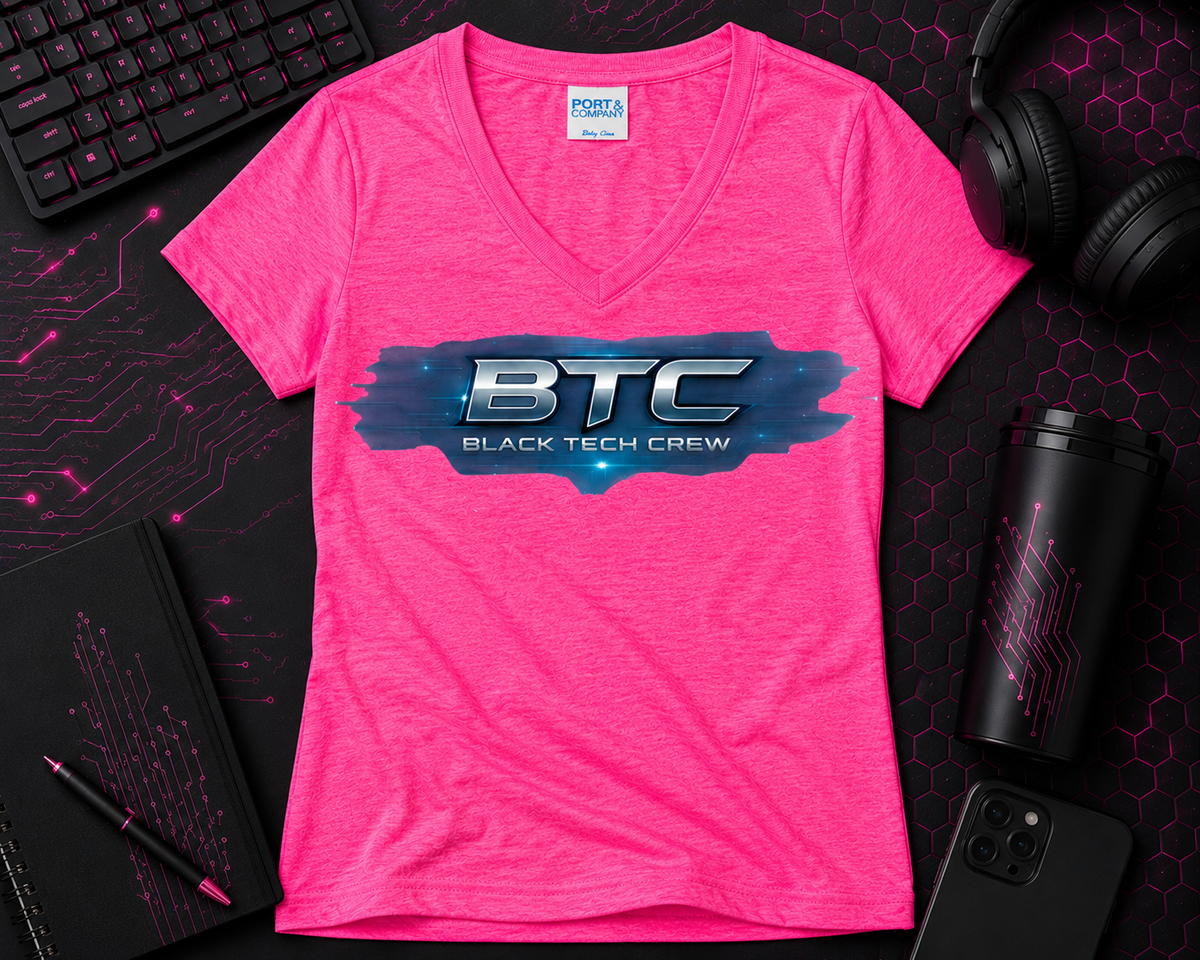 BTC V-neck  Cotton Tee