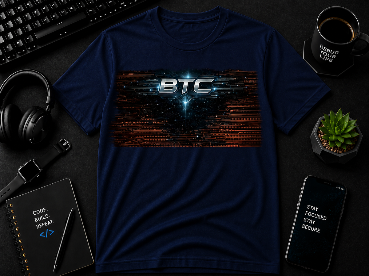 BTC wood  Cotton Tee