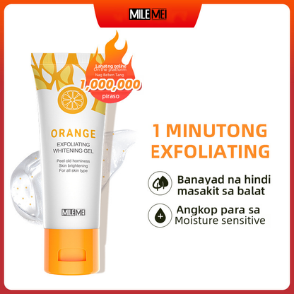 Orange Exfoliating Whitening Gel for Face Scrub