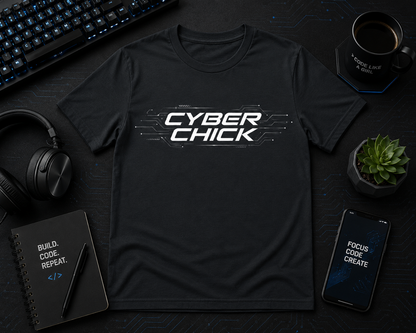Cyber Chick  Cotton Tee