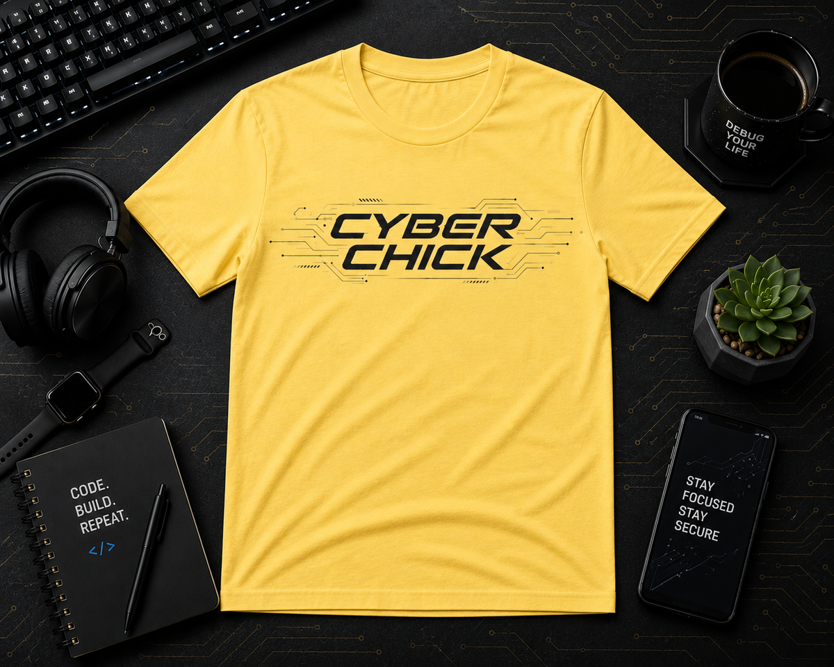 Cyber Chick  Cotton Tee