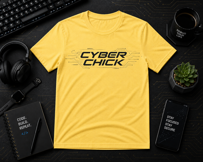 Cyber Chick  Cotton Tee