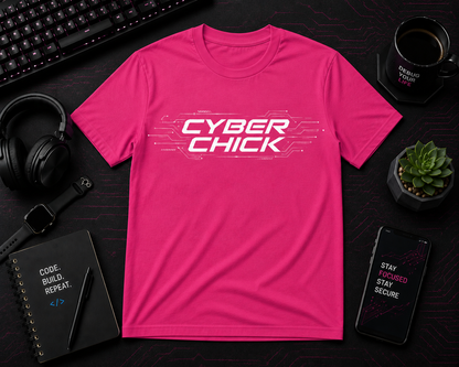 Cyber Chick  Cotton Tee
