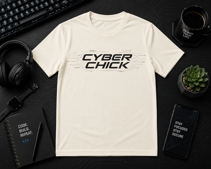 Cyber Chick  Cotton Tee