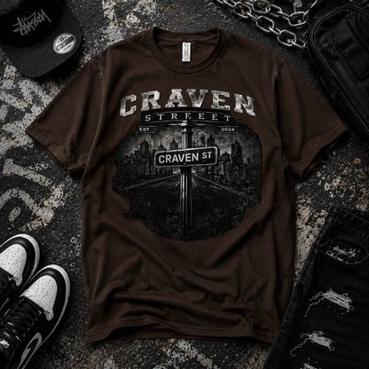 Craven Street Gritty  Cotton Tee