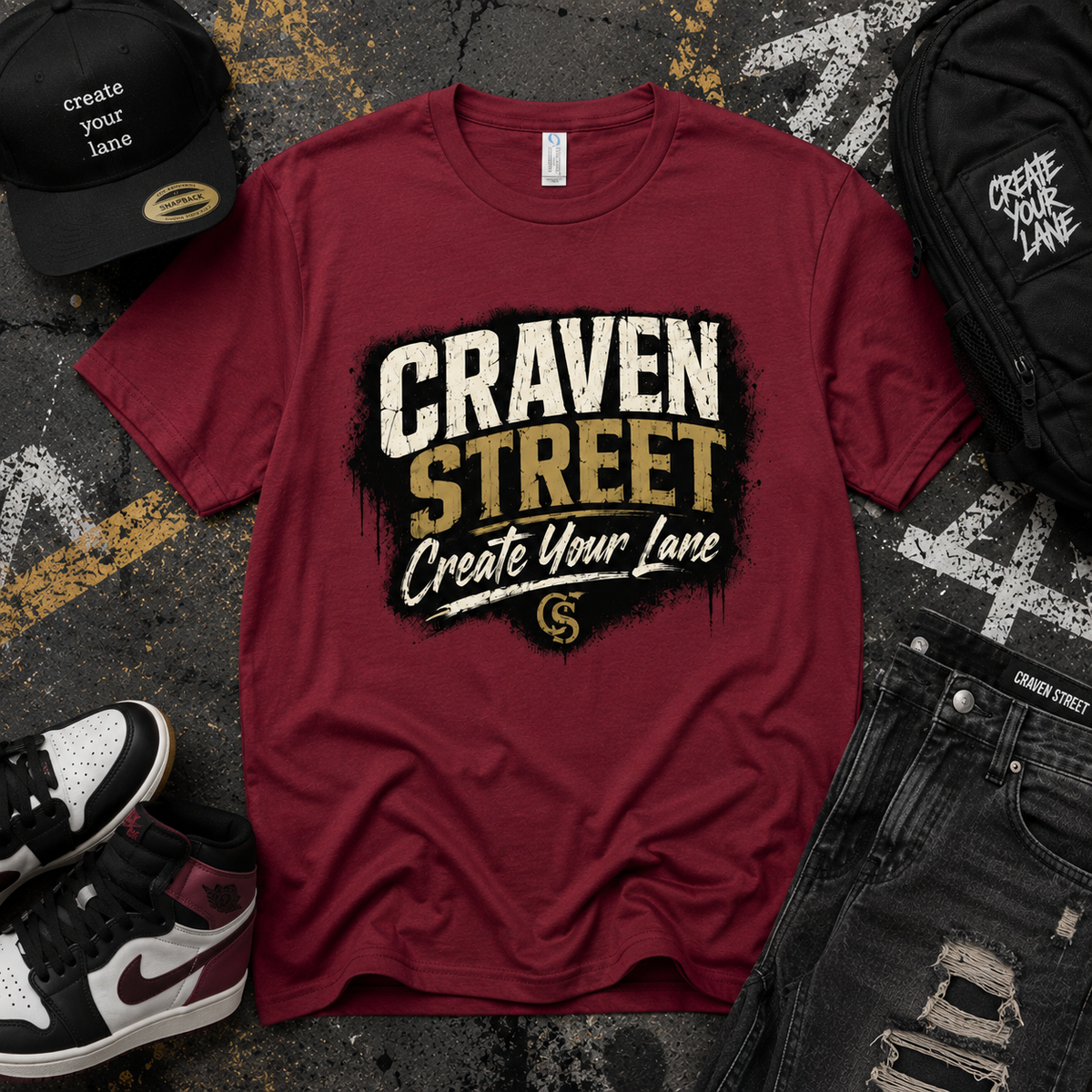Create your Lane  Cotton Tee