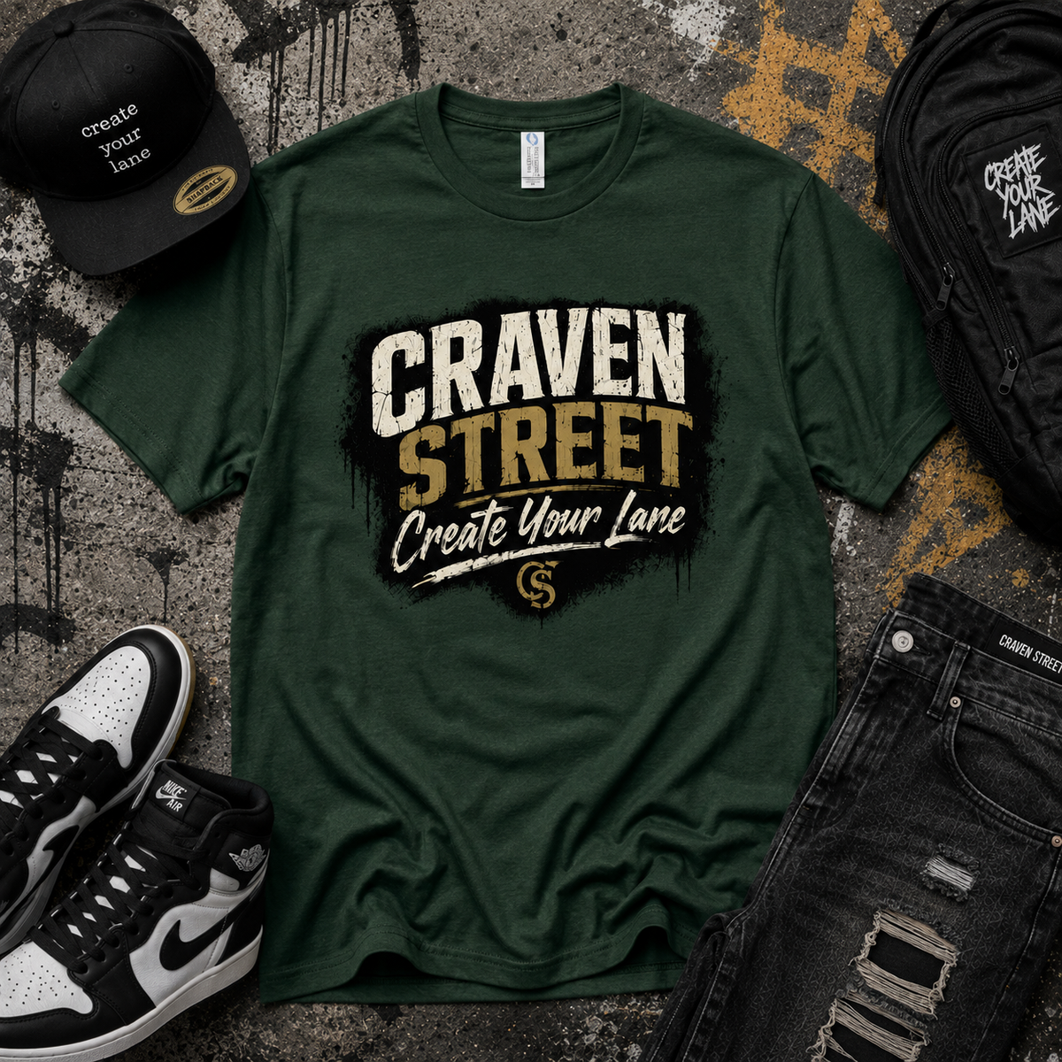 Create your Lane  Cotton Tee