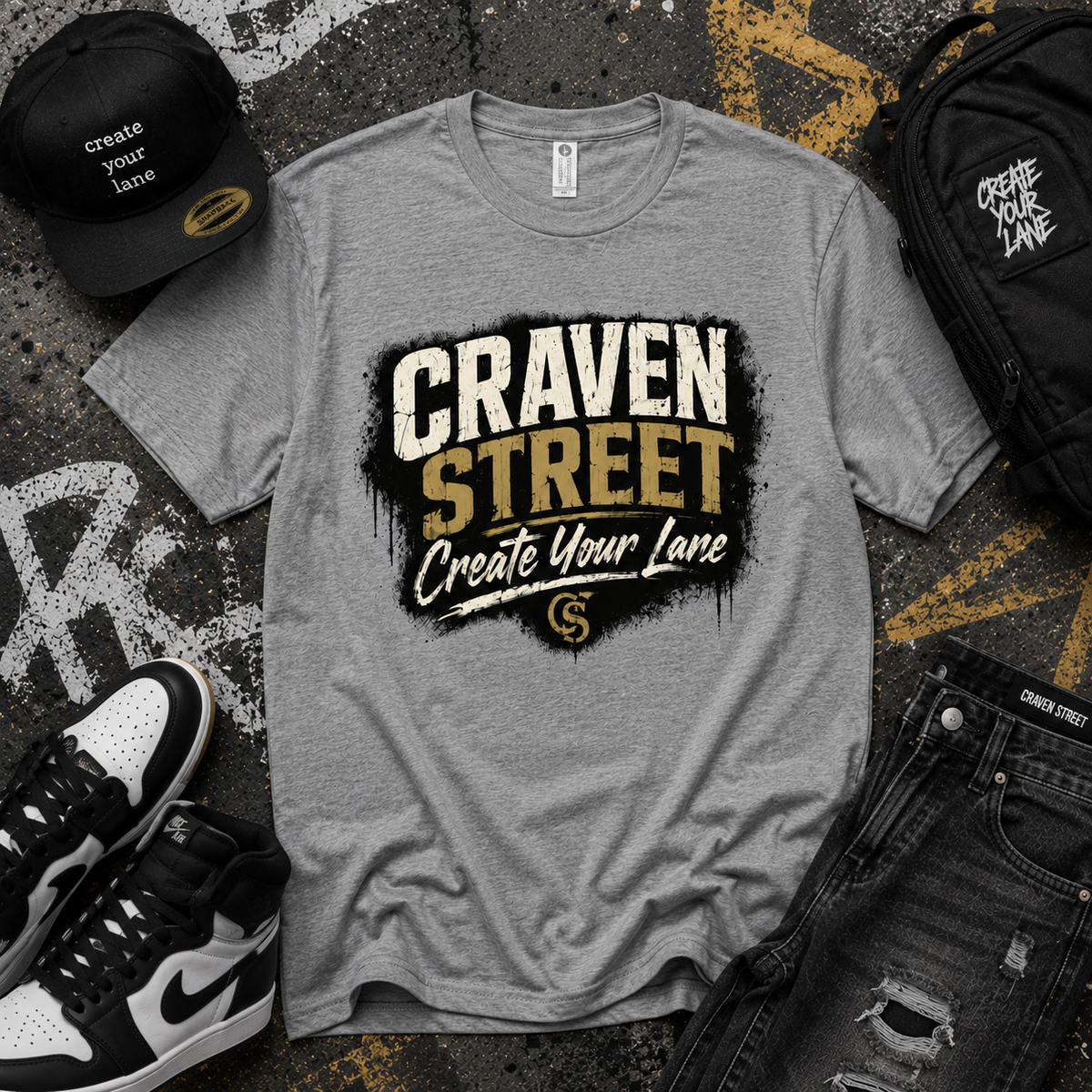 Create your Lane  Cotton Tee