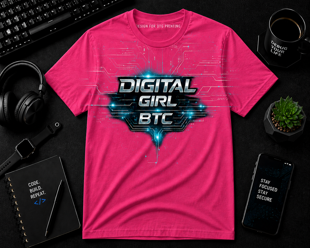 Digital Girl  Cotton Tee