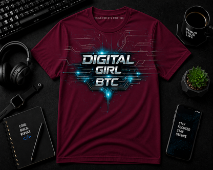 Digital Girl  Cotton Tee