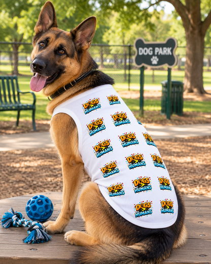 'Dogs > Humans' Pet Tank Top