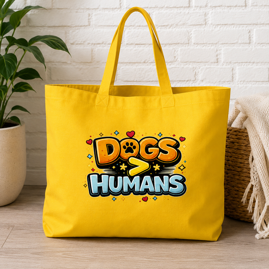 Dogs > Humans Tote