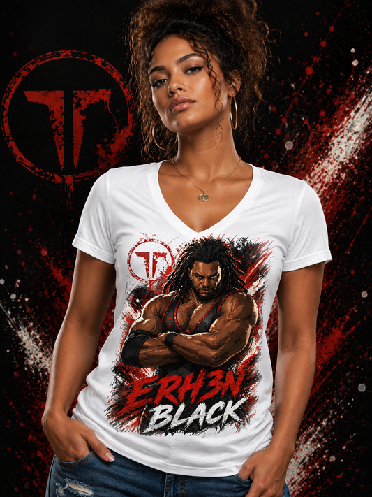 Ehr3n Black v-necks plus