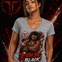 Ehr3n Black V-neck