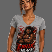 Ehr3n Black V-neck