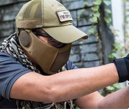Breathable steel wire tactical mask