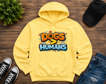 Dogs > Humans Hoodie