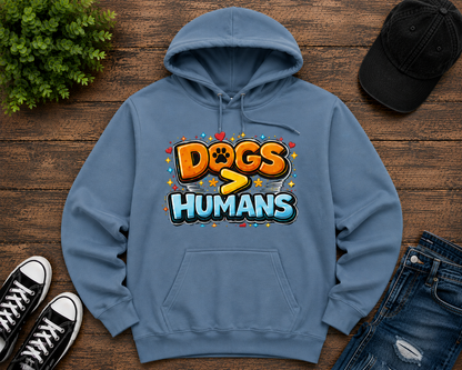 Dogs > Humans Hoodie