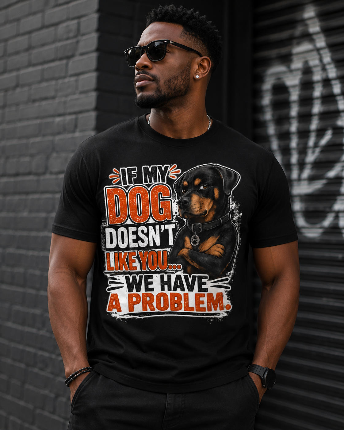 If My Dog Doesn't Like You ...We Have A Problem Message Tee