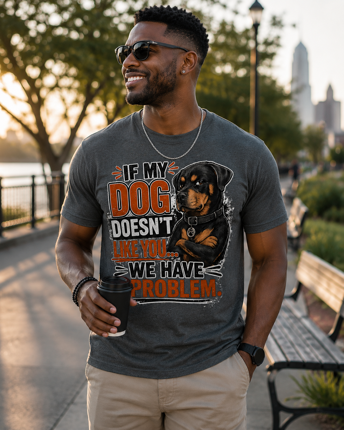 If My Dog Doesn't Like You ...We Have A Problem Message Tee