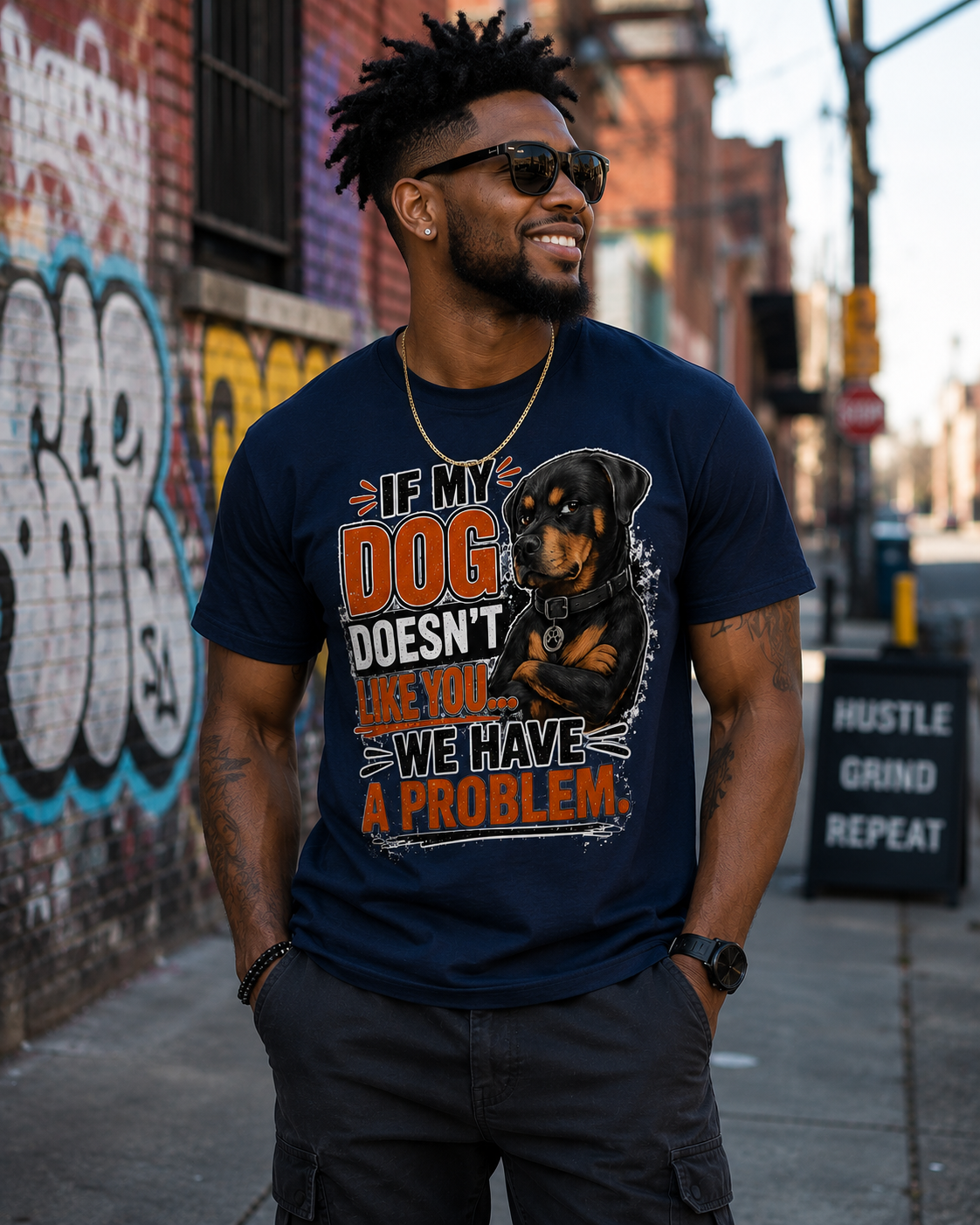 If My Dog Doesn't Like You ...We Have A Problem Message Tee