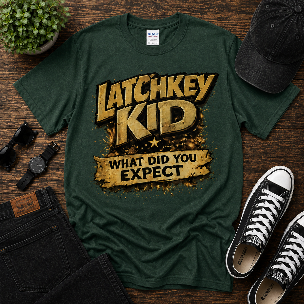 Latchkey Kid What Did You Expect Cotton Tee