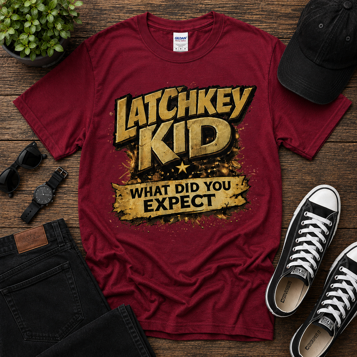 Latchkey Kid What Did You Expect Cotton Tee