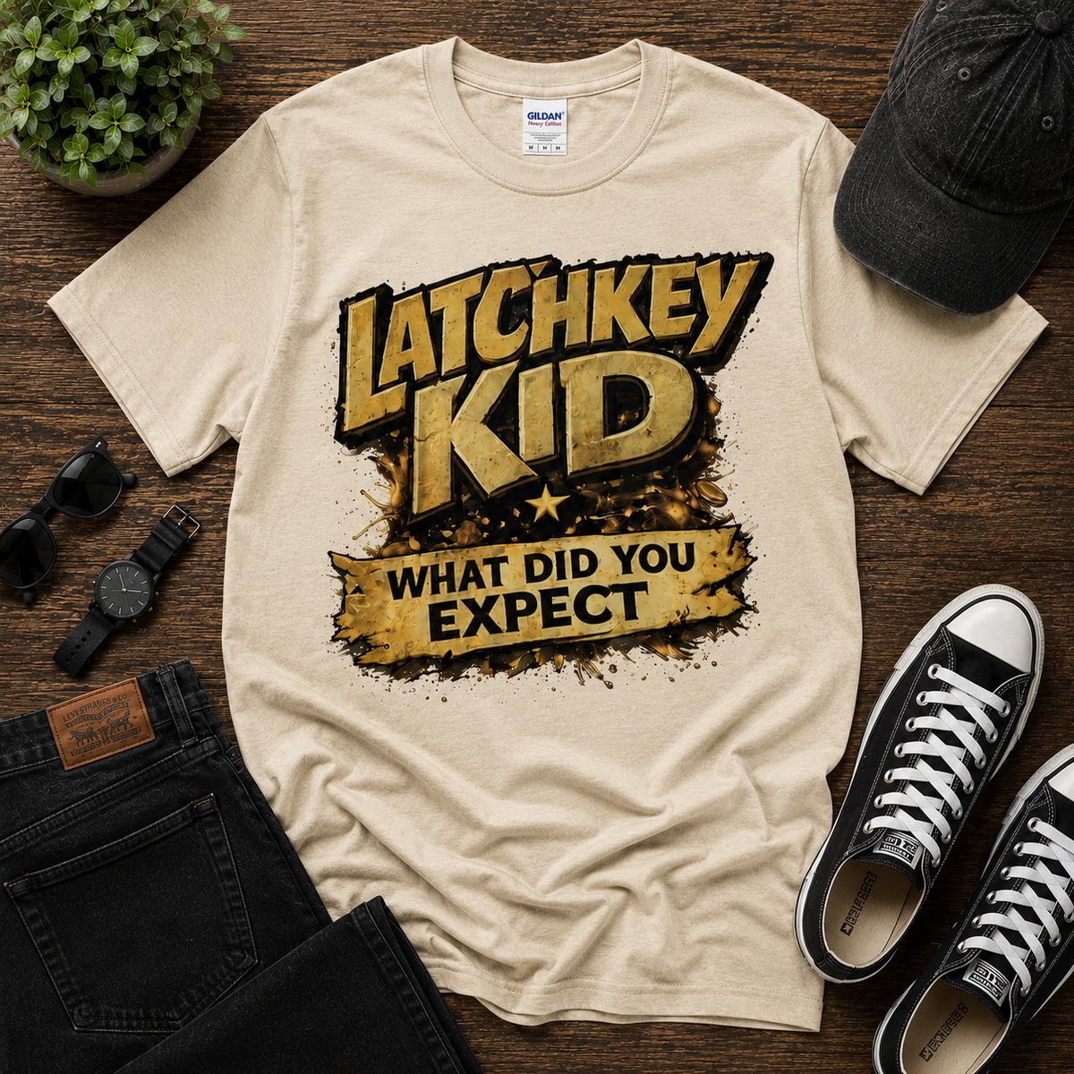 Latchkey Kid What Did You Expect Cotton Tee