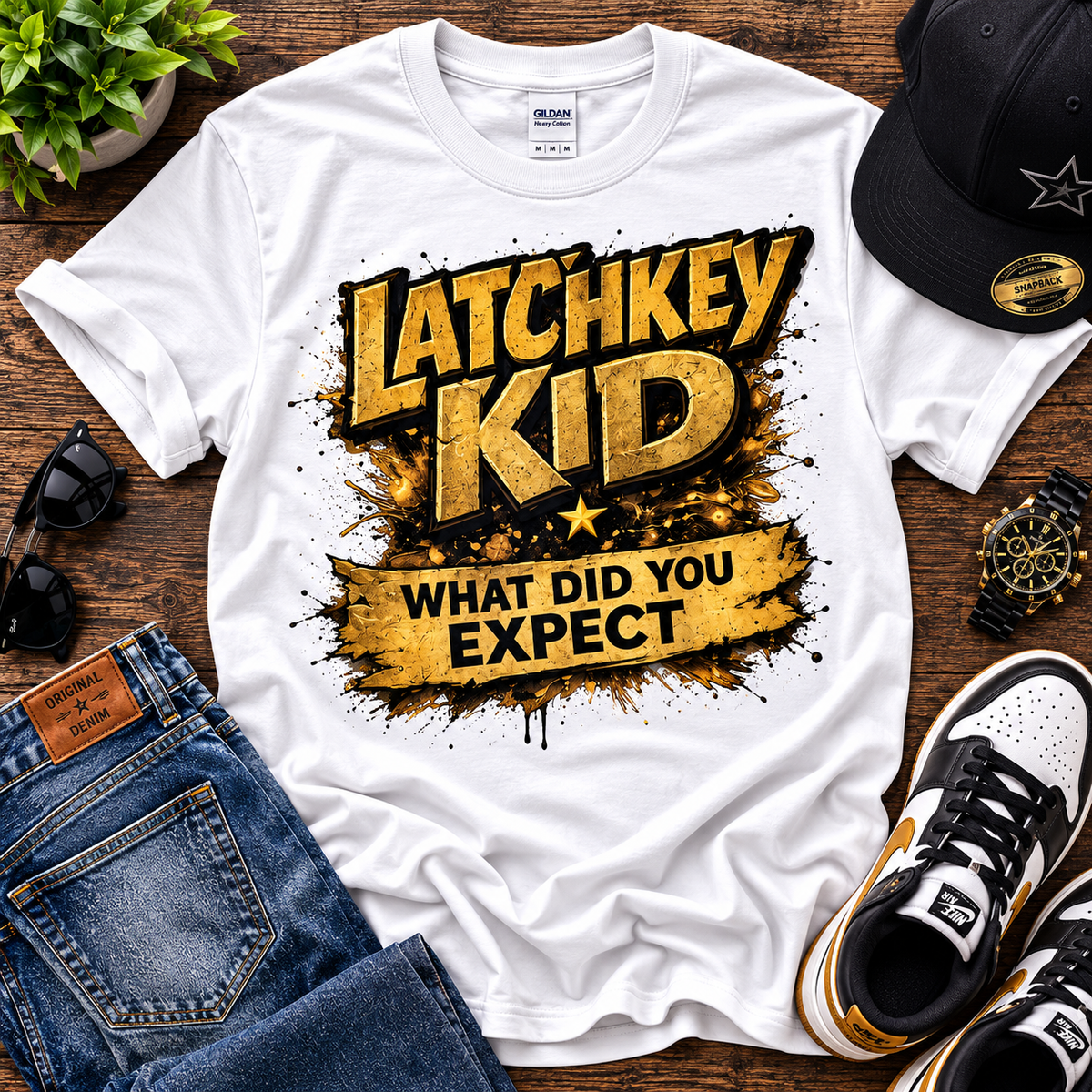 Latchkey Kid What Did You Expect Cotton Tee