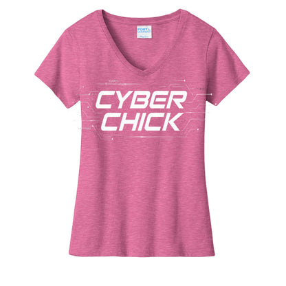 Neon Pink Heather - LPC455V - FRONT