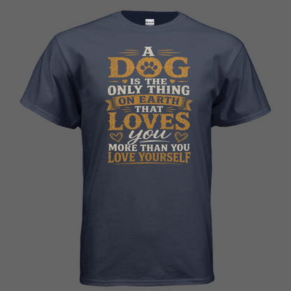 Only Dogs Message Tee