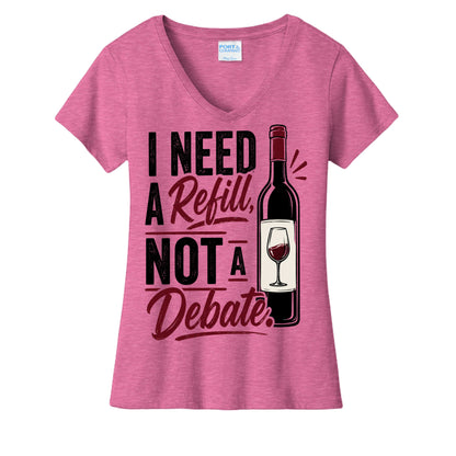 Neon Pink Heather - LPC455V - FRONT