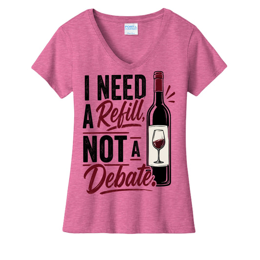 Neon Pink Heather - LPC455V - FRONT