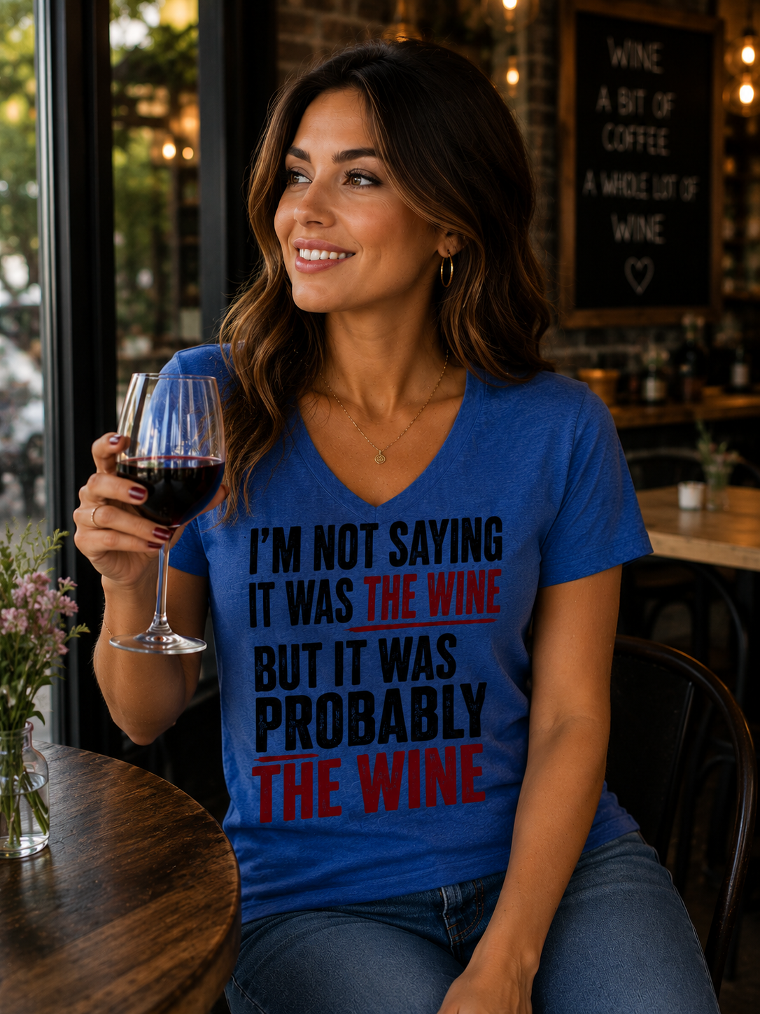 Probably the Wine  Cotton Tee
