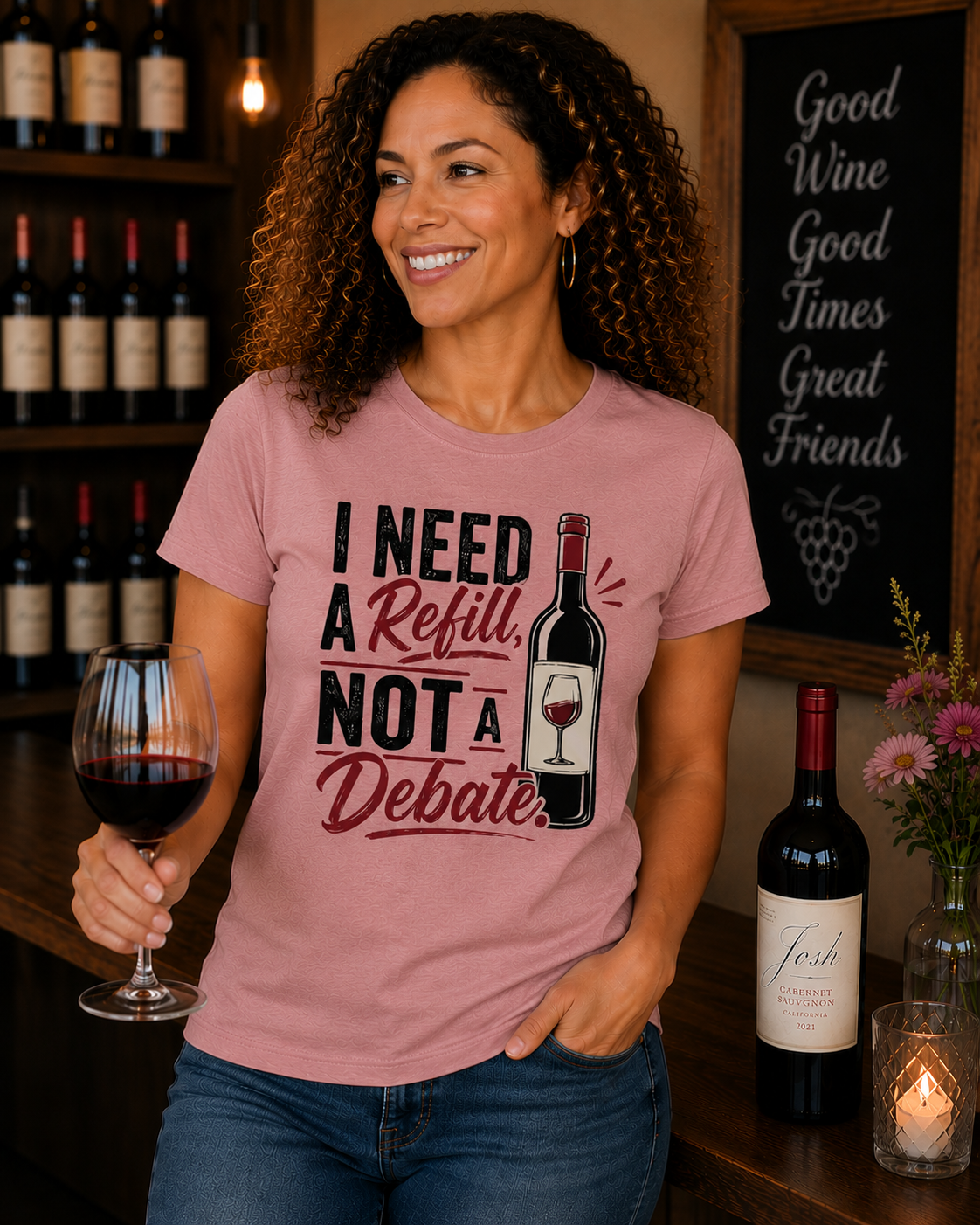 I need a refill not a debate  Cotton Tee