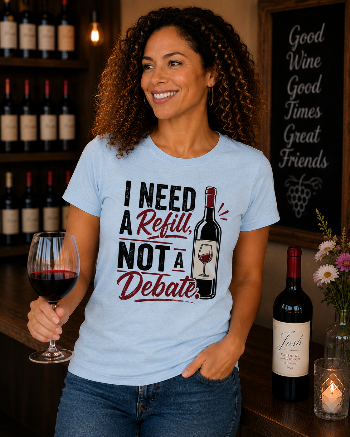 I need a refill not a debate  Cotton Tee