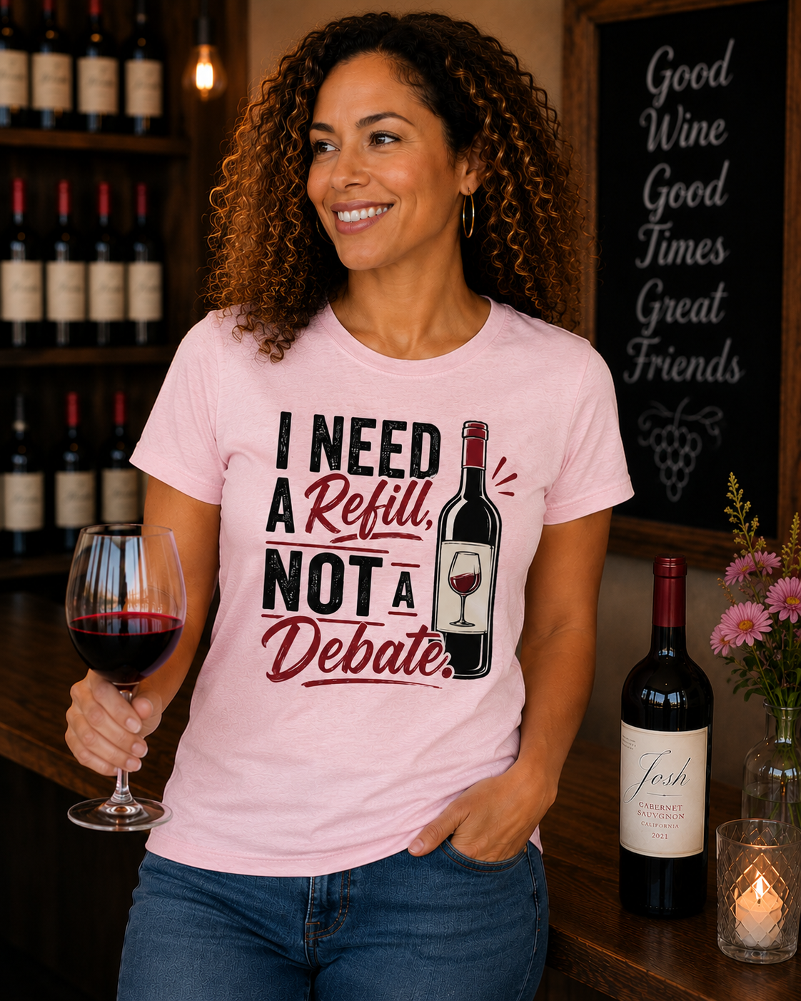 I need a refill not a debate  Cotton Tee