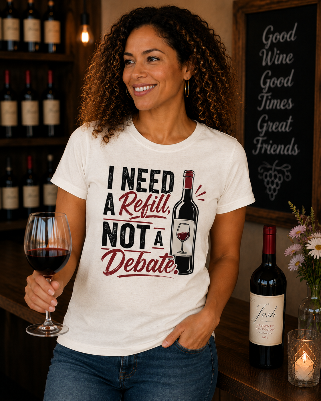 I need a refill not a debate  Cotton Tee