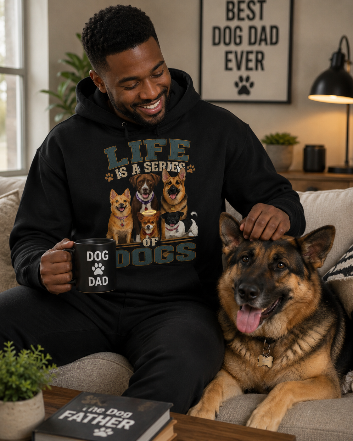 Life is a series of dogs hoodie