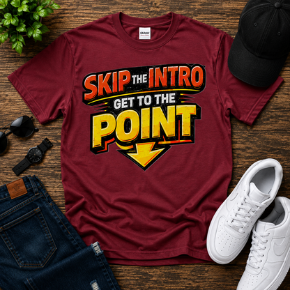 Skip the Intro Cotton Tee