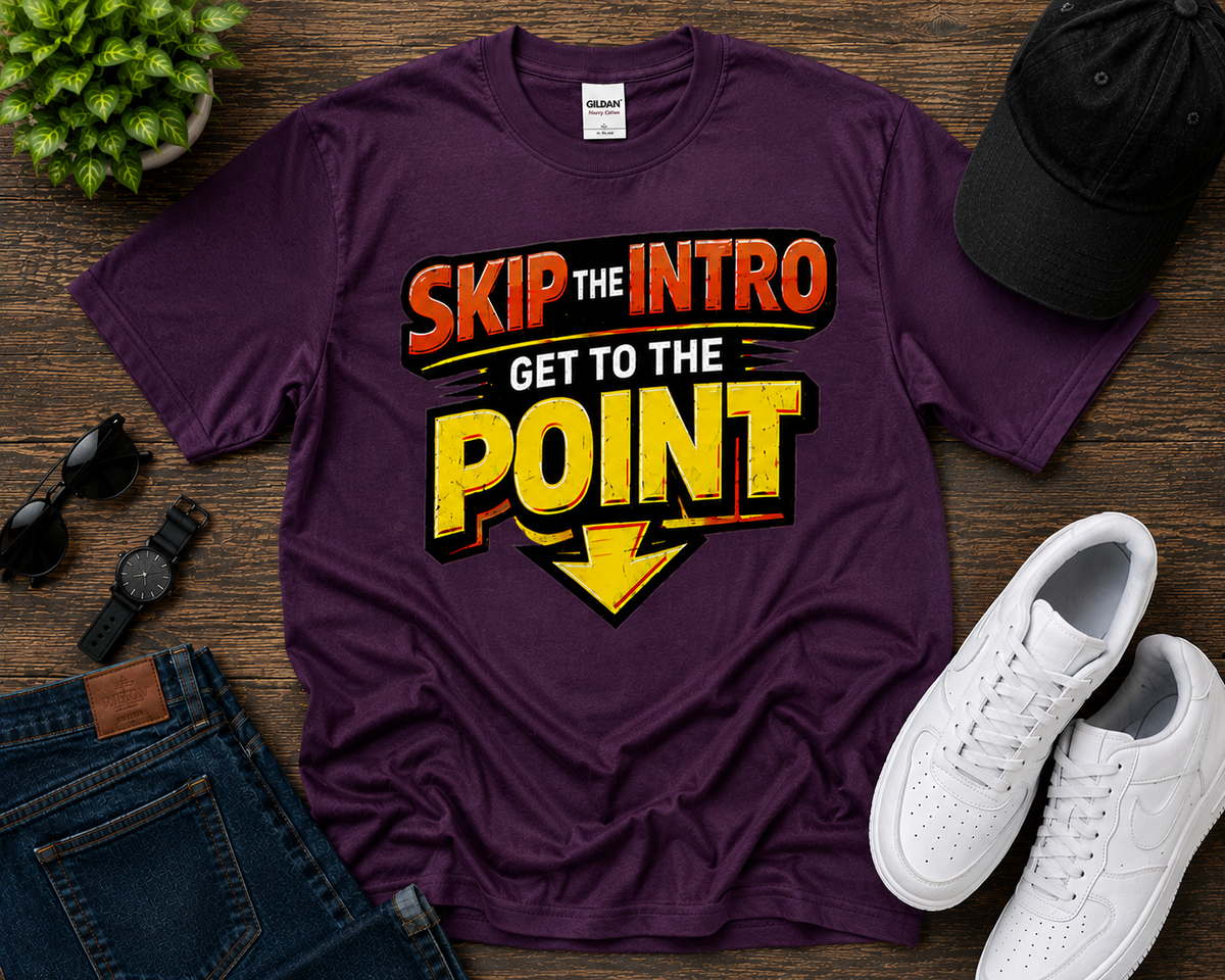 Skip the Intro Cotton Tee