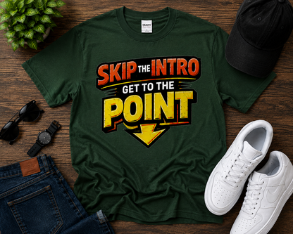 Skip the Intro Cotton Tee