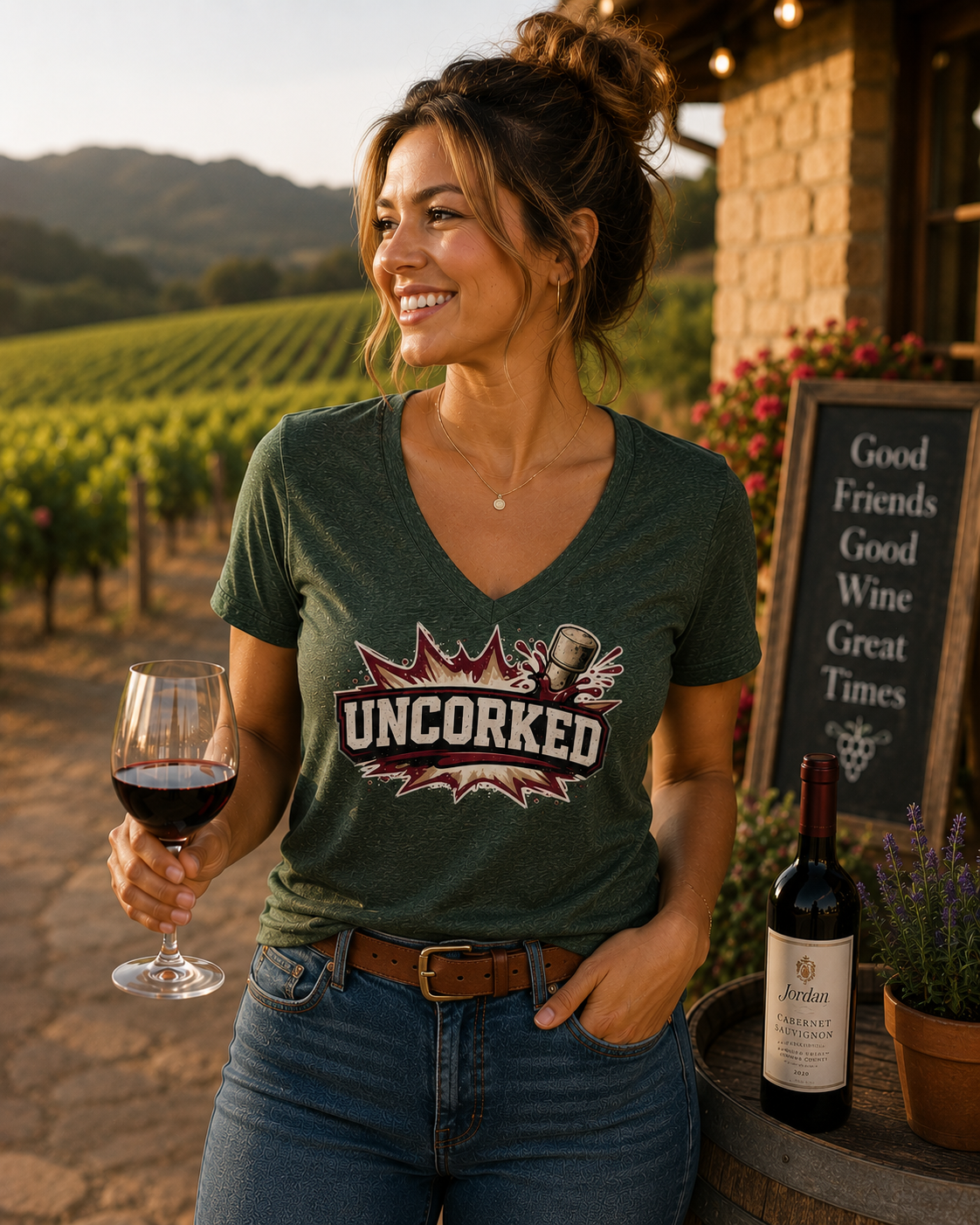 Uncorked  Cotton Tee
